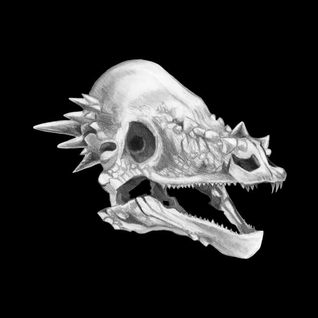 Pachycephalosaurus skull by Ashdoun