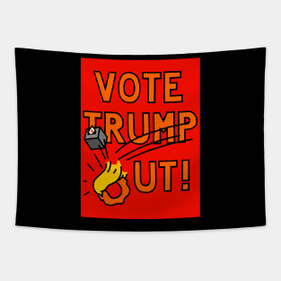 VOTE TRUMP OUT (BALLOT BOX) Tapestry