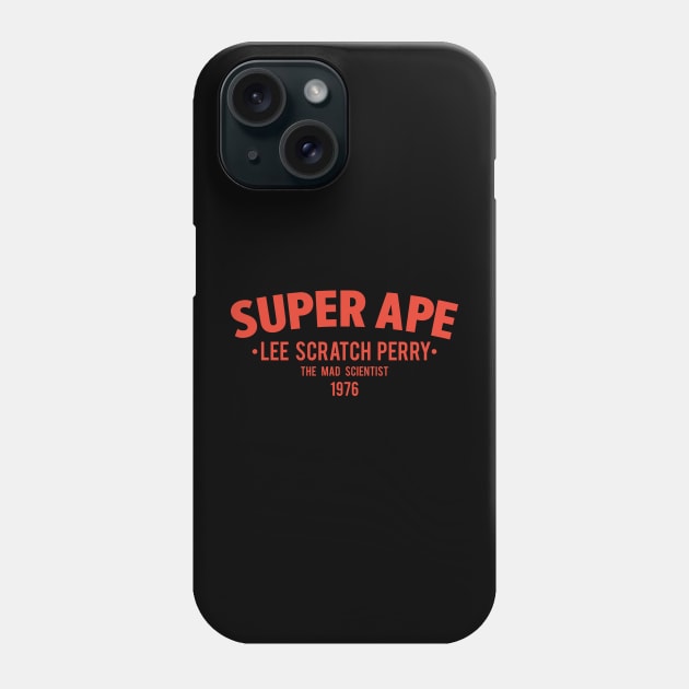 Super Ape: Lee Scratch Perry's Dub Odyssey Phone Case by Boogosh