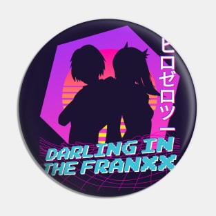 Draling In The Franxx - Vaporwave Pin