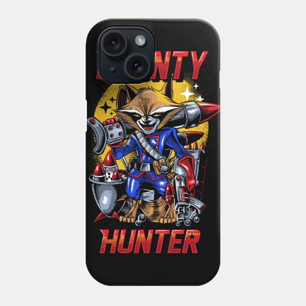 Rocket Bounty Hunter Phone Case by Dark Planet Tees