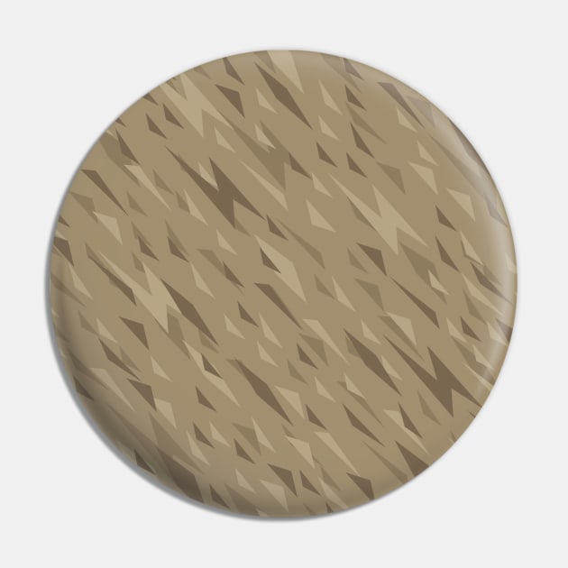 Beige Camouflage Pattern Pin by jodotodesign