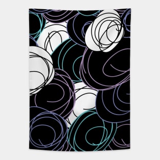 Abstract circles pattern Tapestry