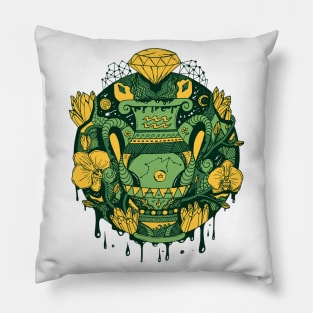 Forrest Green Mystic Aquarius Vase Pillow