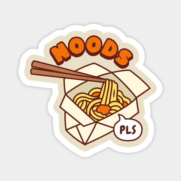 NOODS PLEASE Magnet by Inkredible Tees