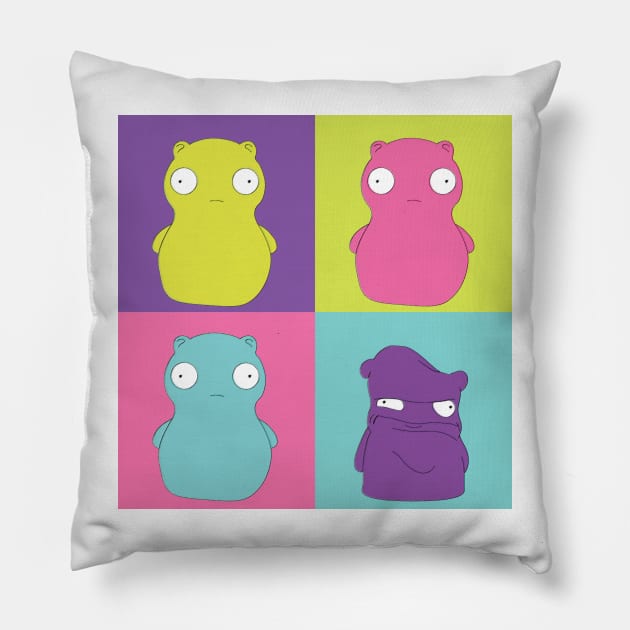 Kuchi Goes Pop Pillow by gaysondesigns