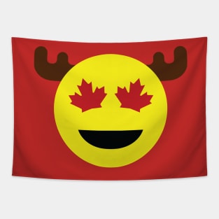 Canada Emoji - Yellow Tapestry