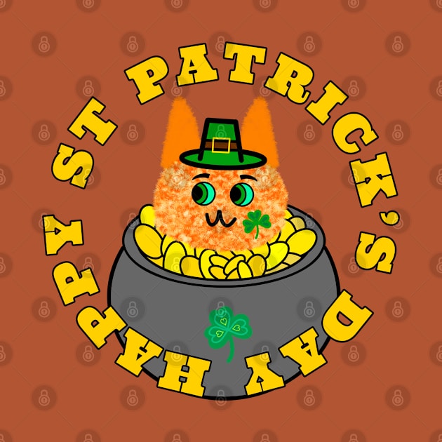 St Patrick’s Lucky Leprechaun Cat by chowlet