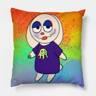 Glitched Blix (FORBIDDEN!!! Album Cover) Pillow