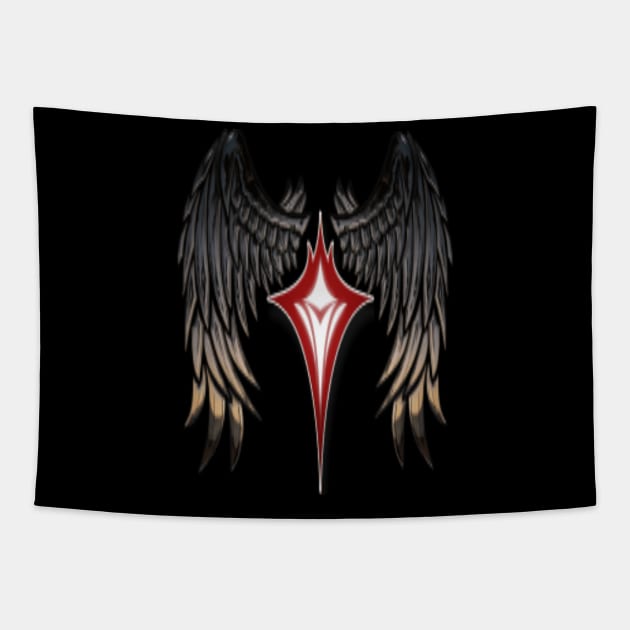 Fallen Drifters Logo Tapestry by Zanthalathefallen