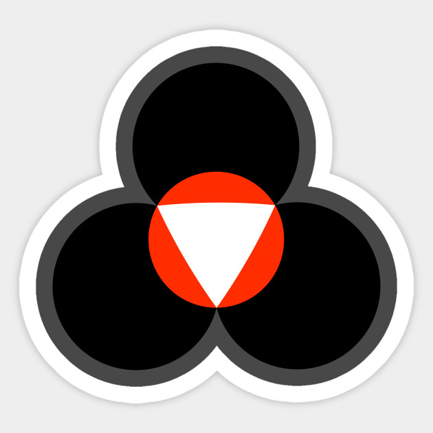 3 Circles - Symbolism - Sticker