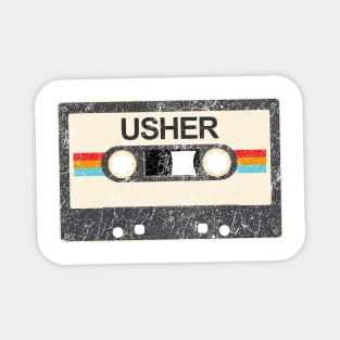 Usher kurniamarga vintage cassette tape Magnet