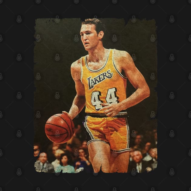 Jerry West #44 by Wendyshopart