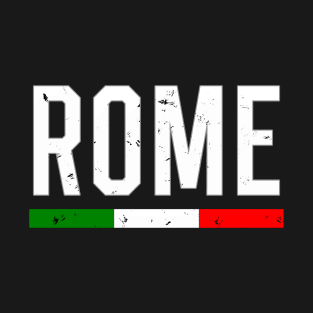 Italian Flag Rome Novelty Gifts T-Shirt