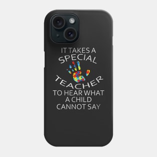 Autism Inspirational Quote Puzzle Support Hands Autistic Awareness Gifts Phone Case