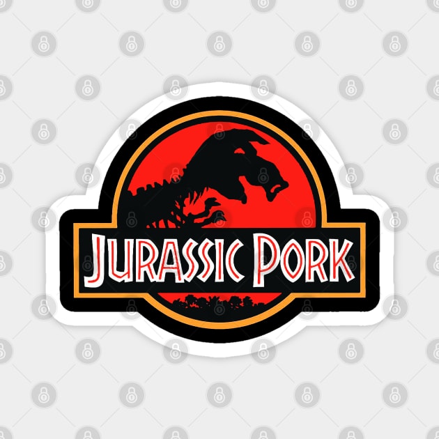 jurassic pork Magnet by jwviz