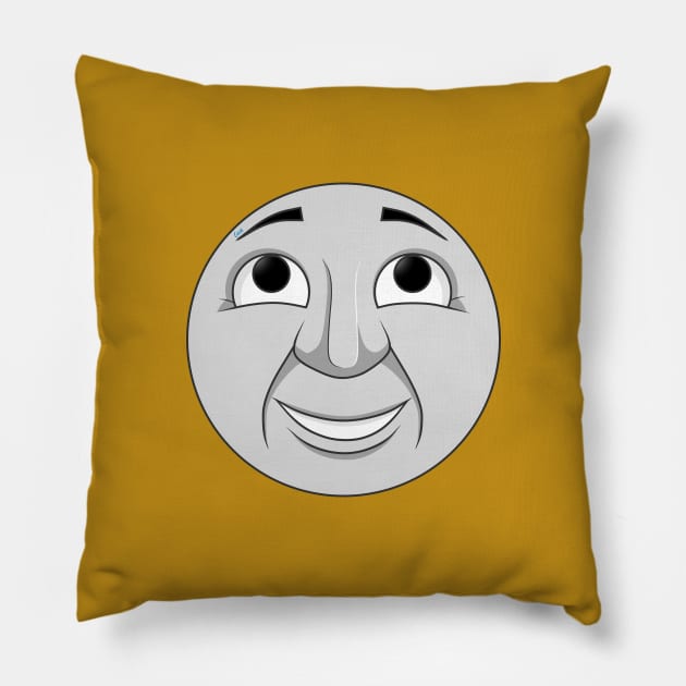 Duke happy face Pillow by corzamoon