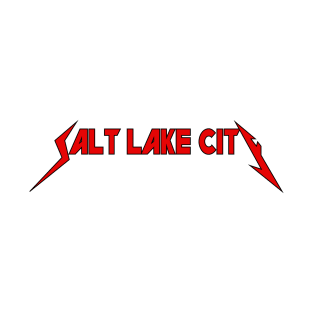 Salt Lake City - Typography Art T-Shirt