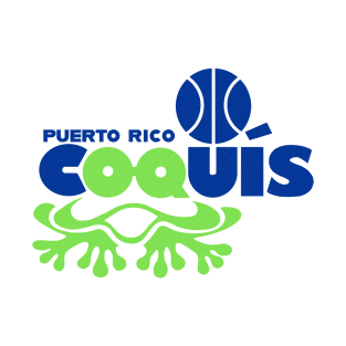 Vintage Puerto Rico Coquis Basketball CBA 1983 T-Shirt