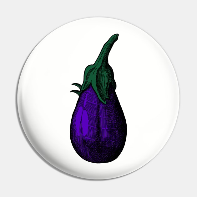 Eggplant Pin by senkova