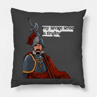 Savage Conquistador Pillow