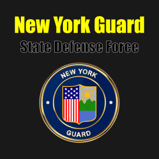 New York Guard Blue Logo and DUI T-Shirt