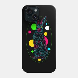 Colorful Easter bunny Phone Case