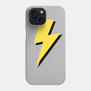 Yellow and Black Lightning Bolt Phone Case