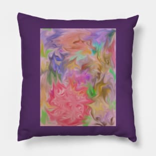 Faces of Spring Pillow