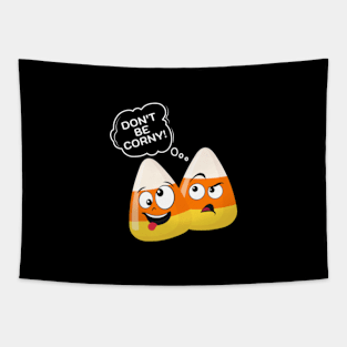 Candy Corn Halloween Joke Tapestry