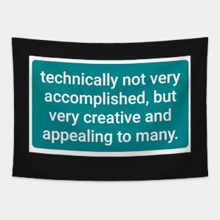 Thanks, internet dude. Tapestry