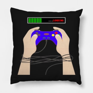 video-games-addiction-concept-design Pillow