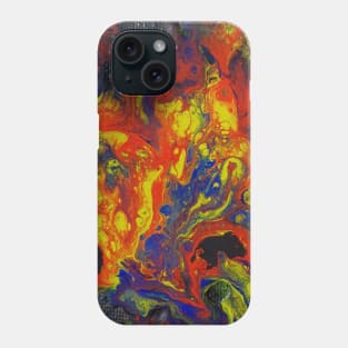 Pouring fire Phone Case