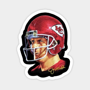 90s Football Joe Montana - Chiefs - Classic Magnet