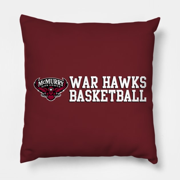 War Hawks Basketball McMurry Pillow by Fresh Fly Threads