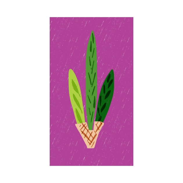 Lulav Magenta Print by TillaCrowne