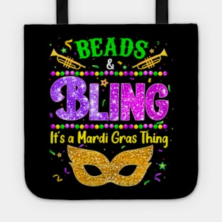 Beads Bling Its A Mardi Gras Thing Tote