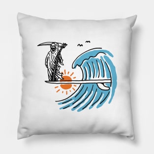 Grim Surfer Pillow