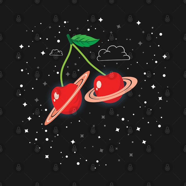 Cherry Like Planets in Space by MAGDY STORE