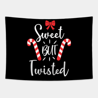 Sweet But Twisted Christmas Boys Kids Girls Xmas Candy Canes Tapestry