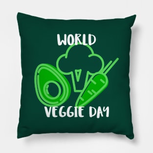 World Veggie Day Pillow