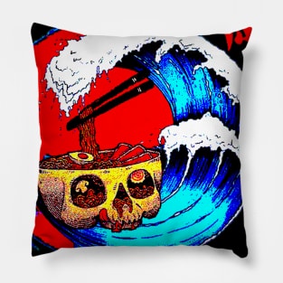 The Great Ramen off Kanagawa Pillow