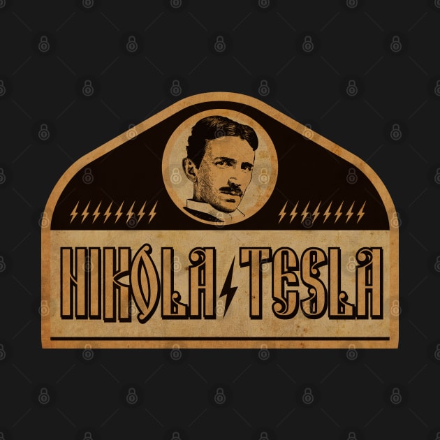 Vintage Tesla Tribute by CTShirts