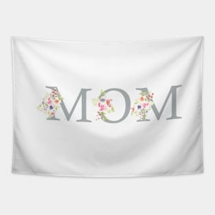 Mom lettering and flowers Tapestry