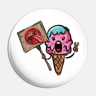 Ice Cream, No Licking Pin