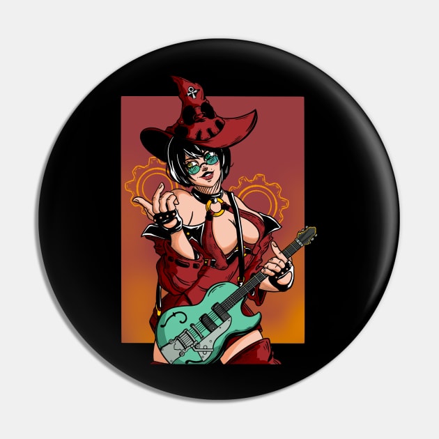 I-No from Guilty Gear Pin by Kowaii Arts