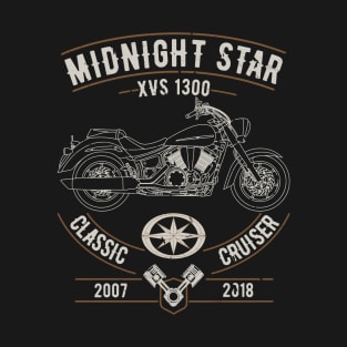 Midnight Star XVS 1300 Old Poster T-Shirt