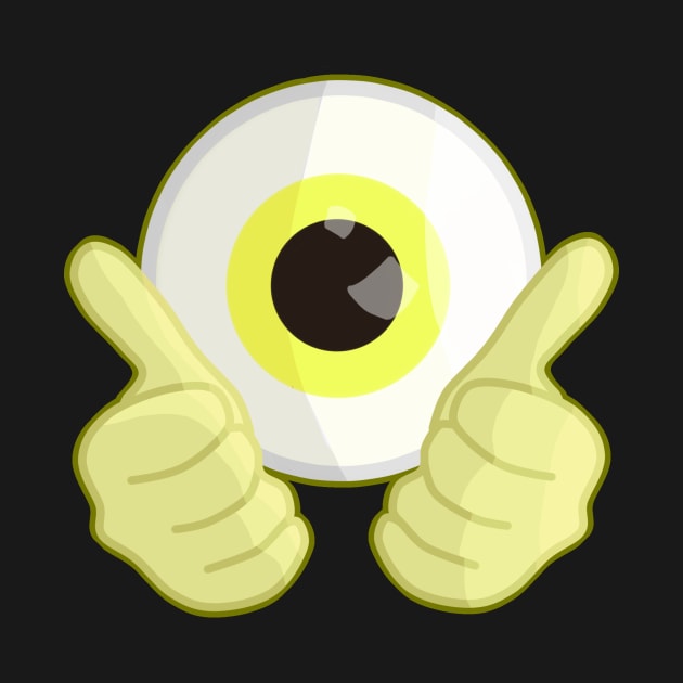 Thumbs up for eyes Yellow by ComicSpider