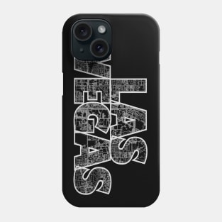 Las Vegas Street Map Phone Case