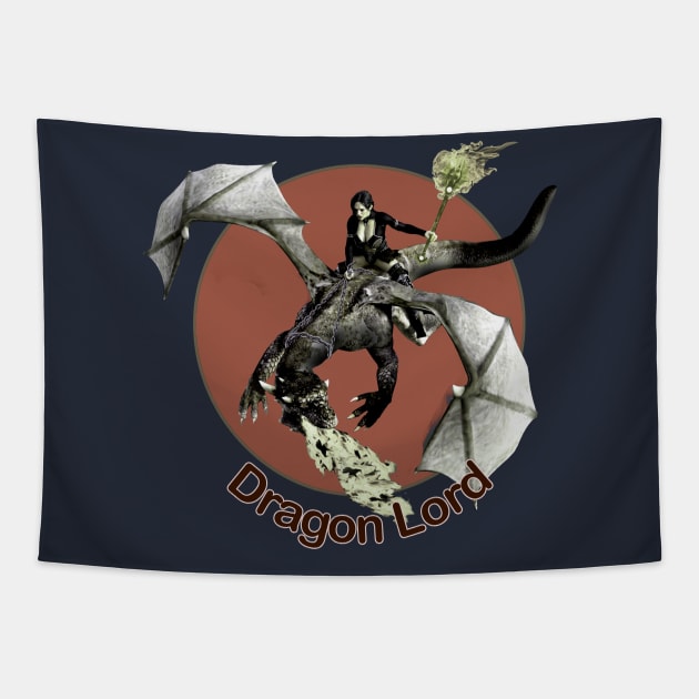 Dragon Lord Tapestry by Fantasyart123